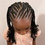 Kid's Braids w hair added