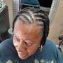 Cornrows or Rope Twists+ Twists (shoulders)