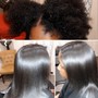 Gray blending, (Med-long hair)