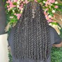 Box braids Sm size midback