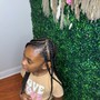 4-8 stitch braids hair added