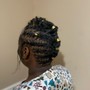 PassionTwist & BoxBraids (mid-back)