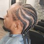 Small Knotless Braids