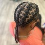 Female braid down