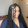 French Curls knotless Medium size