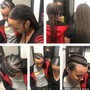 Cornrows up do Medium