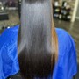 Relaxed Hair Silk Blowout