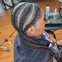 Stitch braid Cornrows 4-6