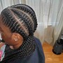 Stitch braid Cornrows 4-6