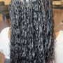 Medium bohemian knotless Braids