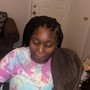 Medium knotless Braids