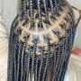 TenickaB 4 Ombré Knotless (back of calf length/ hair included )