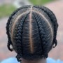 Kid's Natural Hair Cornrow Styles [ Ages 3- 13]