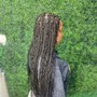 Smedium Knotless Box Braids