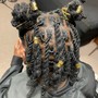 Starter Locs Coils or Two Strand Twists