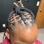 Starter Locs Coils or Two Strand Twists