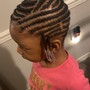 Kid's Braids Hairstyle (with Weave)