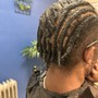 Crochet goddess braids with hair included