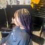 Small knotless Box Braids