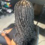 Small knotless Box Braids