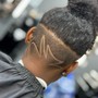 Kids Fade w/Design