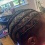 Cornrows- no hair added