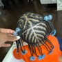 Kid's Braids (with wash and design)