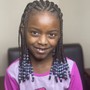 Kid's Clarifying Wash/Feedin Braids with knotless braids