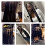 Large knotless braids