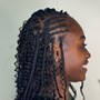 French curl braids