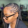 Small knotless braids