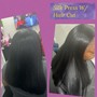 Keratin Smoothing Treatment includes Silk Press