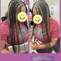 Small Knotless/ Box Braids (Mid back)-Hair Included