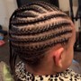 005. Kid's Cornrow Braids (No added hair)