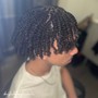 Small/Medium Two Strand Twist (w/ extensions)