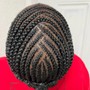 Wig braid down