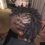 Kid's Braids with Human Hair Extensions