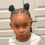 Kid's Braids with extensions