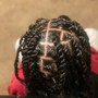 Takedown braids