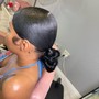 Updo quick weave ponytail