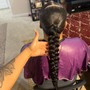 Sleek Braided ponytail