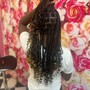 Large or Jumbo Knotless braids