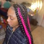 Large or Jumbo Knotless braids