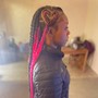 Large or Jumbo Knotless braids