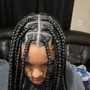 Box Braids small mid back