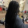 Box Braids small mid back