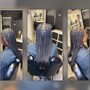 Waist Small Knotless Braids