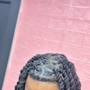 Medium Goddess knotless plaits