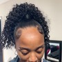 Loc Extensions depends on length w/natural hair