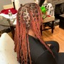 Small Knotless Box Braids